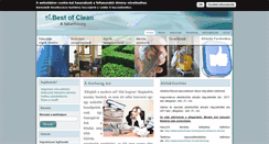 Desktop Screenshot of bestofclean.hu