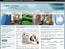 Tablet Screenshot of bestofclean.hu